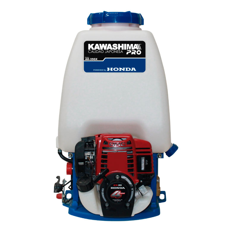ASPERSOR FUMIGADOR DE MOCHILA MOTORIZADO KAWASHIMA 35CC MOTOR HONDA AK-35GX