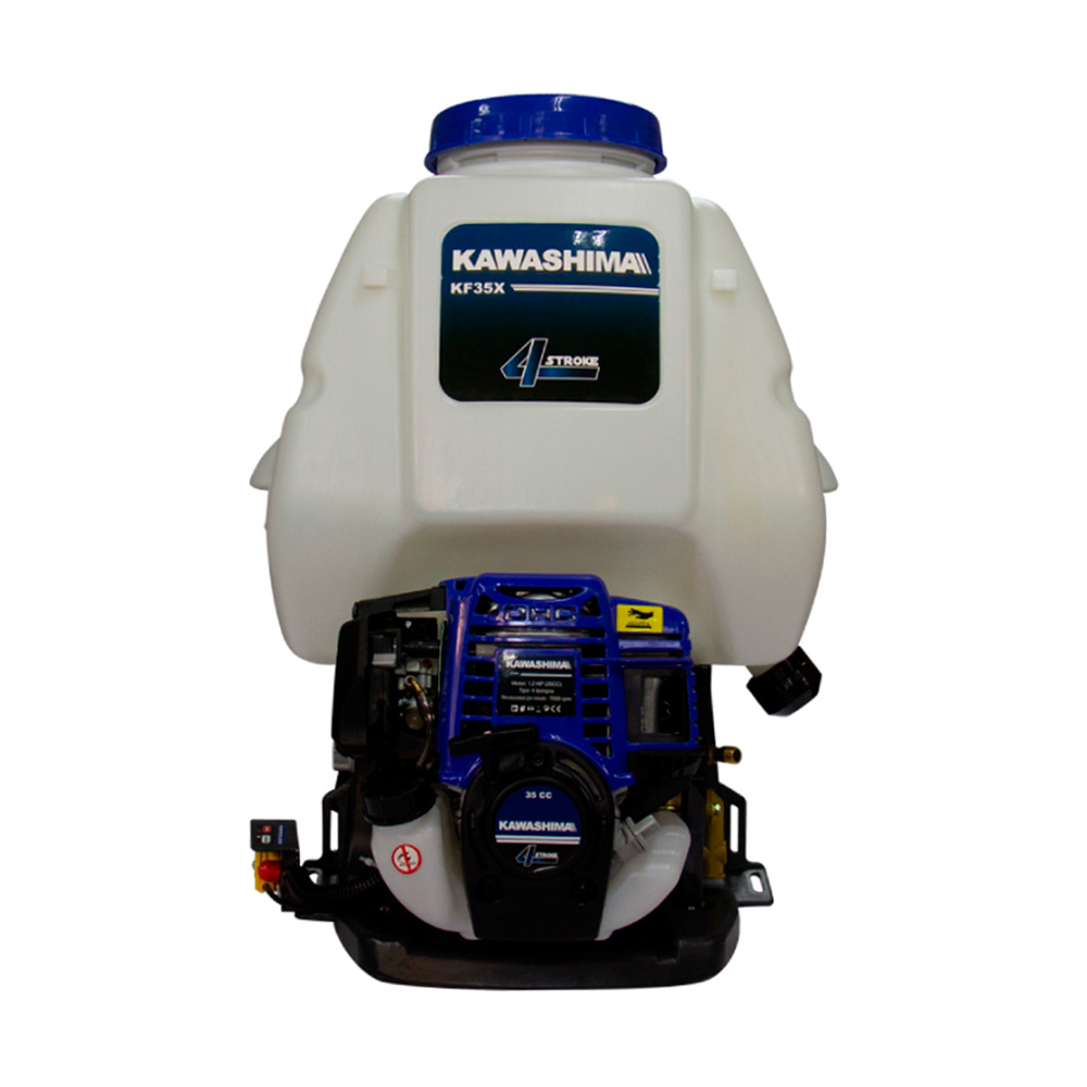 ASPERSOR FUMIGADOR DE MOCHILA MOTORIZADO KAWASHIMA 4 TIEMPOS 20 LTS 32CC KF35X