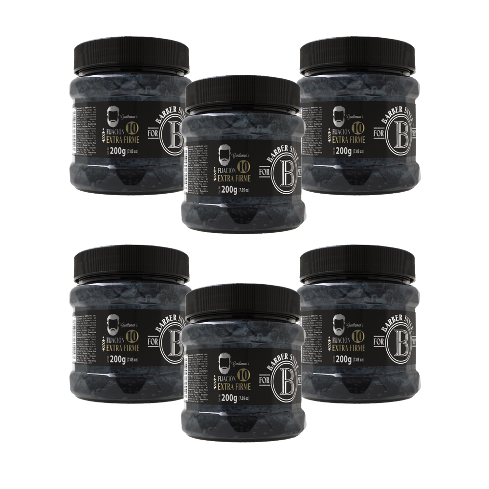 GEL PARA EL CABELLO 200GR BARBER STYLE (3PACK) GBS-200-P6