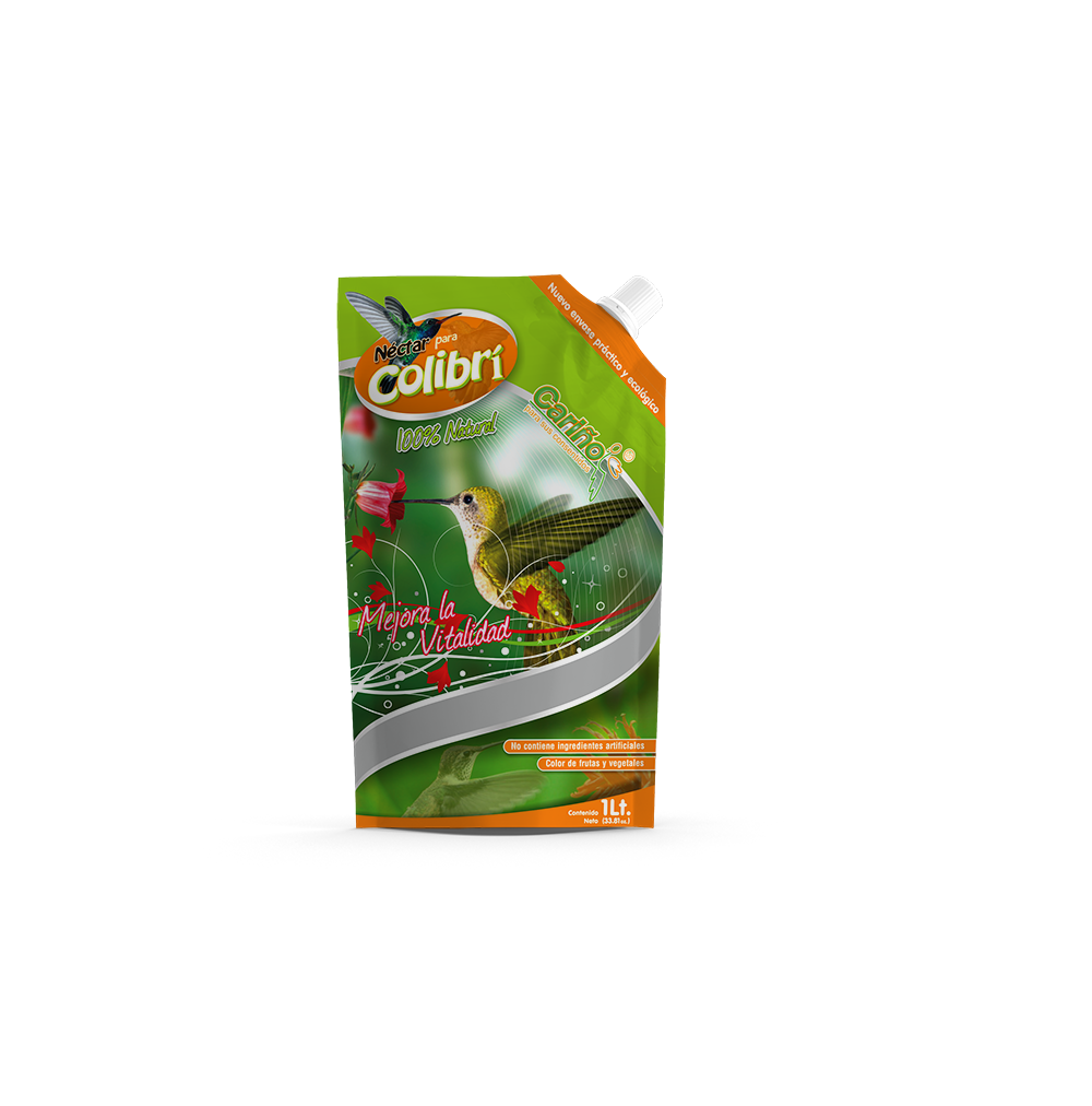 NECTAR INSTANTÁNEO PARA COLIBRÍ 1L CARINO NC1R
