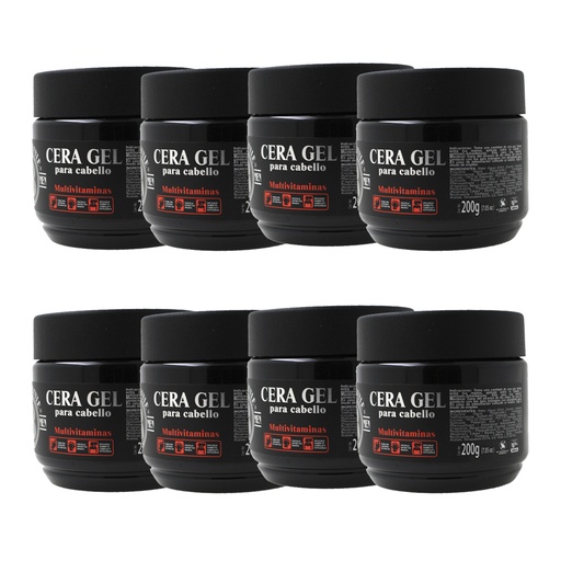 [B08DHWQBZY] CERA-GEL PARA EL CABELLO 200GR BARBER STYLE (CAJA 8PZ) CCGBS-200