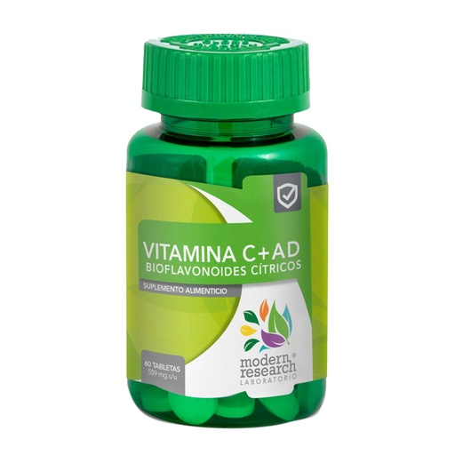[B0888CWBYZ] VITAMINA C + AD MODERN RESEARCH (60 TABLETAS) VCA60