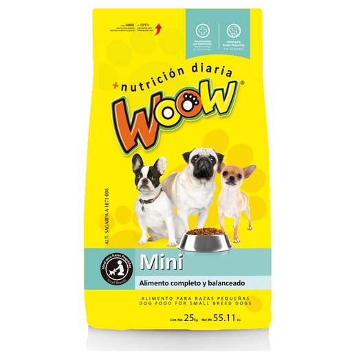 [B084SN9QZD] ALIMENTO PARA PERROS MINI 25KG WOOW WM25