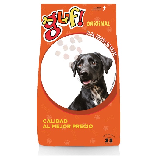 [B084SSCGK3] ALIMENTO PARA PERROS GUF OFICIAL 25KG WOOW GO25