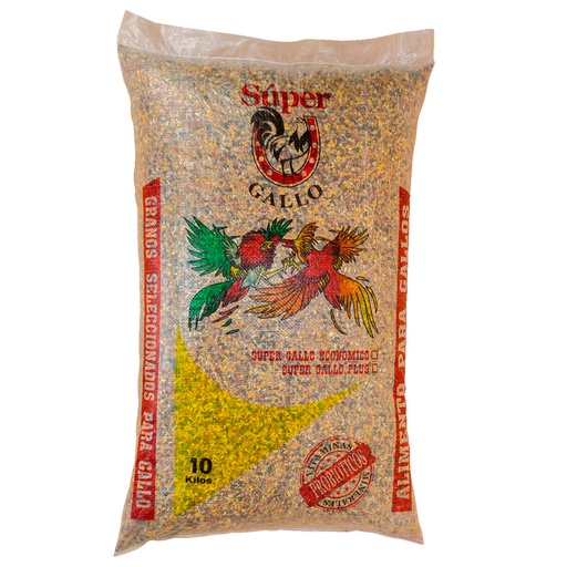 [B08FM4MC6W] ALIMENTO PARA GALLO SUPER GALLO PLUS 10KG SUPER CUACO GSG10