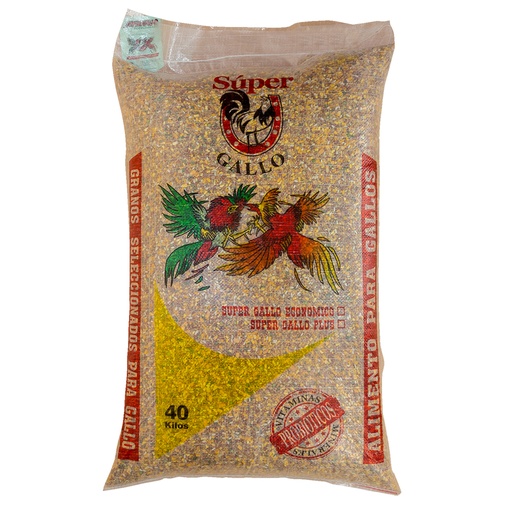 [B08FMBLQTR] ALIMENTO PARA GALLO SUPER  GALLO ECO 40KG SUPER CUACO GE40