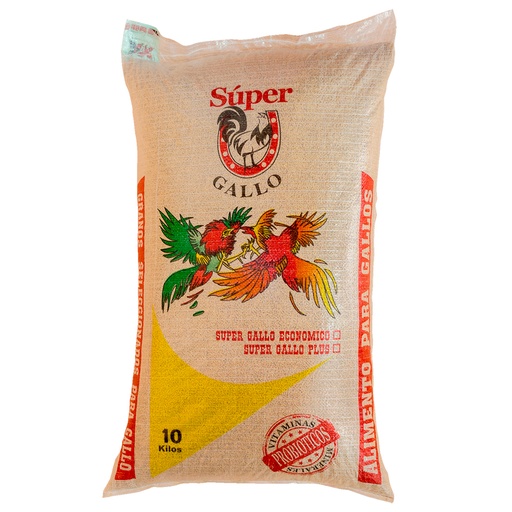 [B08FM3YM6P] ALIMENTO PARA GALLO SUPER CRECIMIENTO Y DESARROLLO 10KG SUPER CUACO GSC10