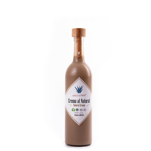 [B08YDVXNLY] CREMA AL NATURAL 750ML ONCE LETRAS OLCNT750